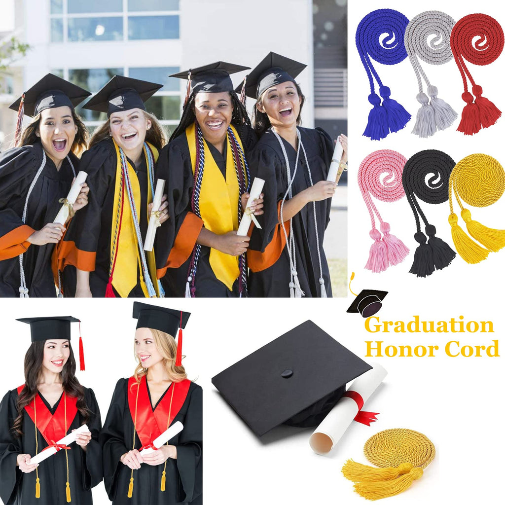 M 20 Yards Twisted Cord Trim Gold Decorative Rope Thread Graduation Honor Cord Silk Ropes Satin Shiny Cords for - 8m