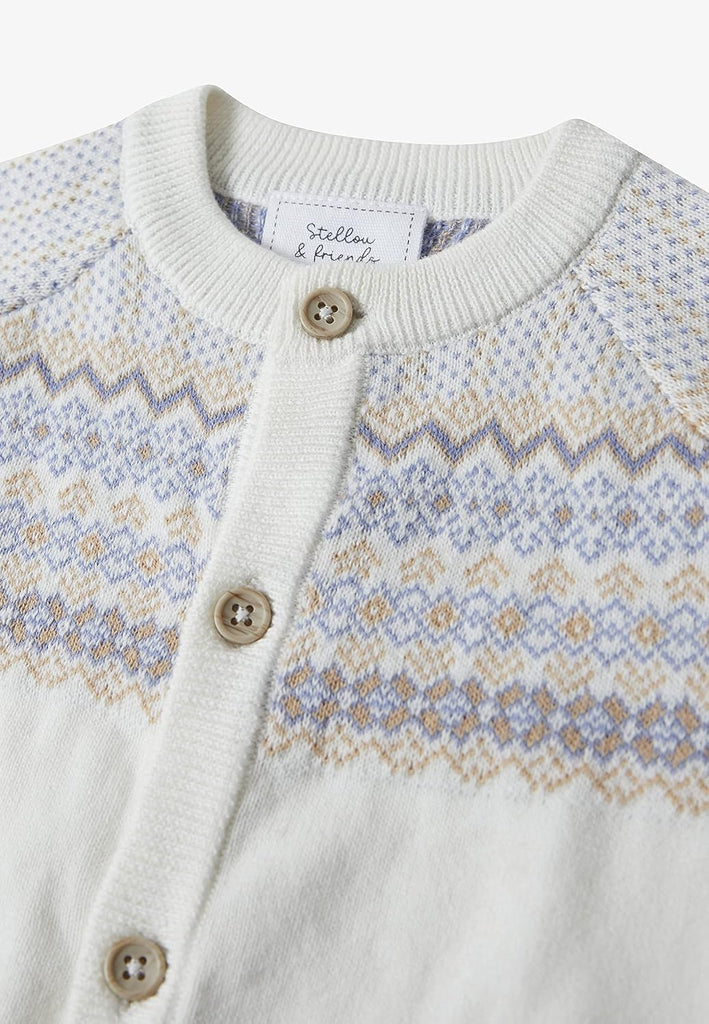 100% Cotton Baby Cardigan, Long Sleeve Knit Sweater for Kids, Unisex Tops for Infant, for Children 0-6 Yrs
