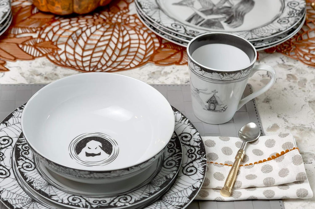 The Nightmare Before Christmas Piece Dinnerware Set | Ceramic Dish Set