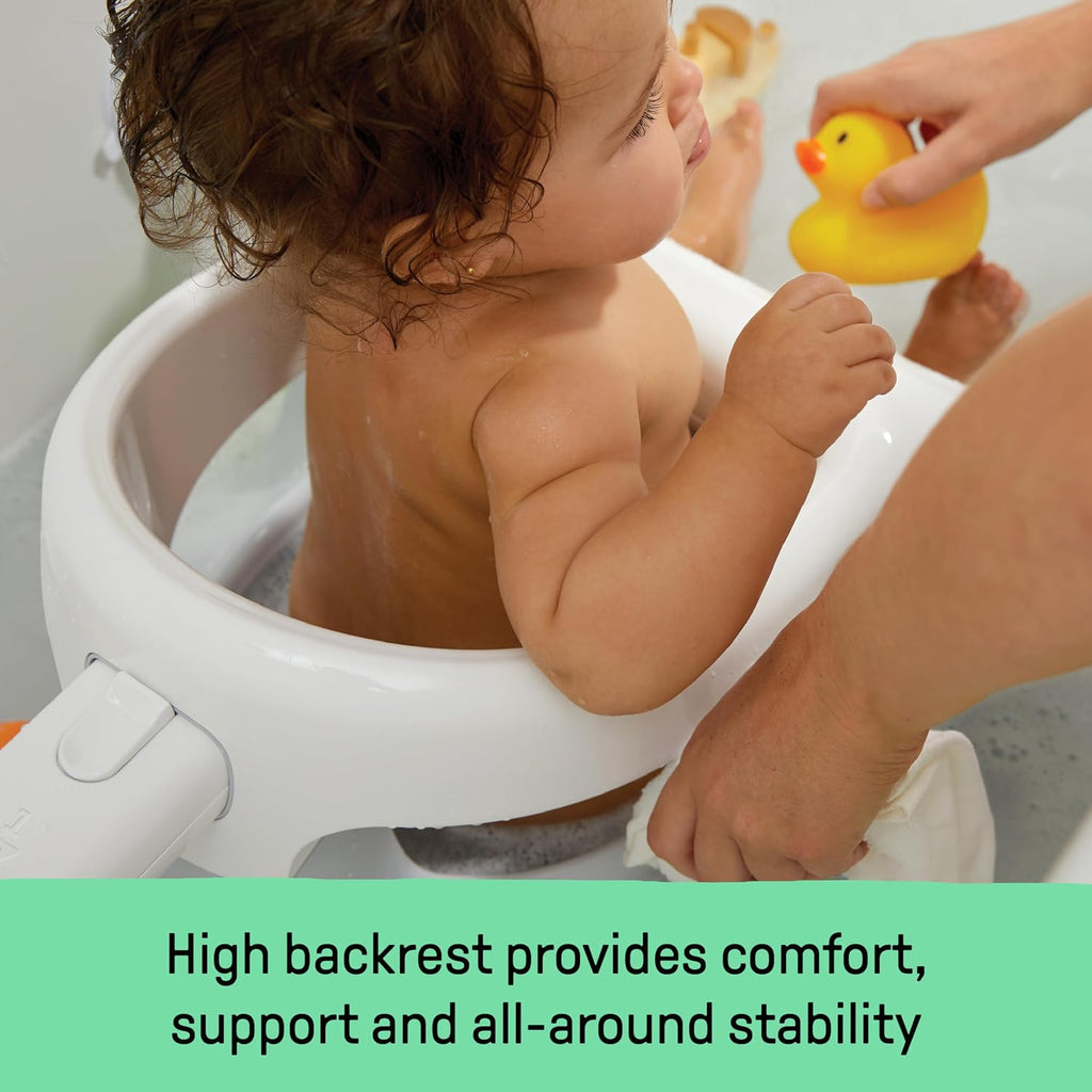 My Baby Bath Seat for Sit-Up Bathing with Secure Suction Cups