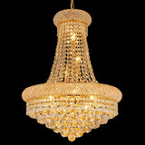 Crystal Chandeliers for Dining Room Light Fixture,Empire Style K9 Crystal Chandeliers for Entryway,12 Lights Gold Luxury Lighting Fixtures for Living Room Stairway Bedroom Foyer Hallway A108-B0C4XHSR1X