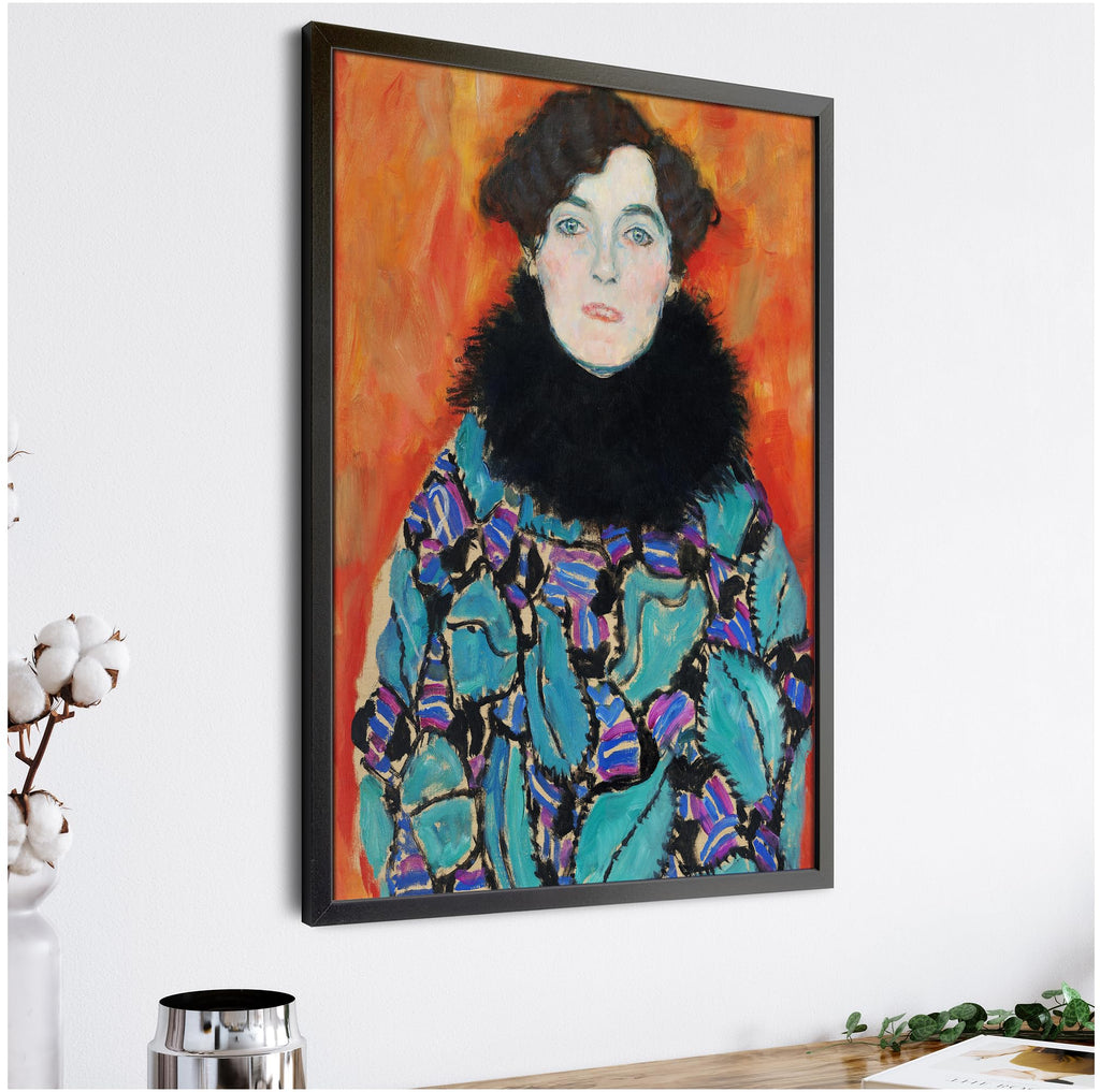 Johanna Staude by Gustav Klimt, Unframed Canvas Poster