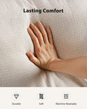 Pipishell 3 Seater Sofa Couch with Deep Seats and Wide Armrests, 89" Couches for Living Room