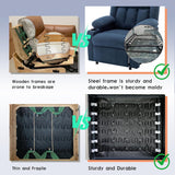 Andeworld Power Recliner Chair,Reclining Sofa Chair with Heat and Massage for Adults