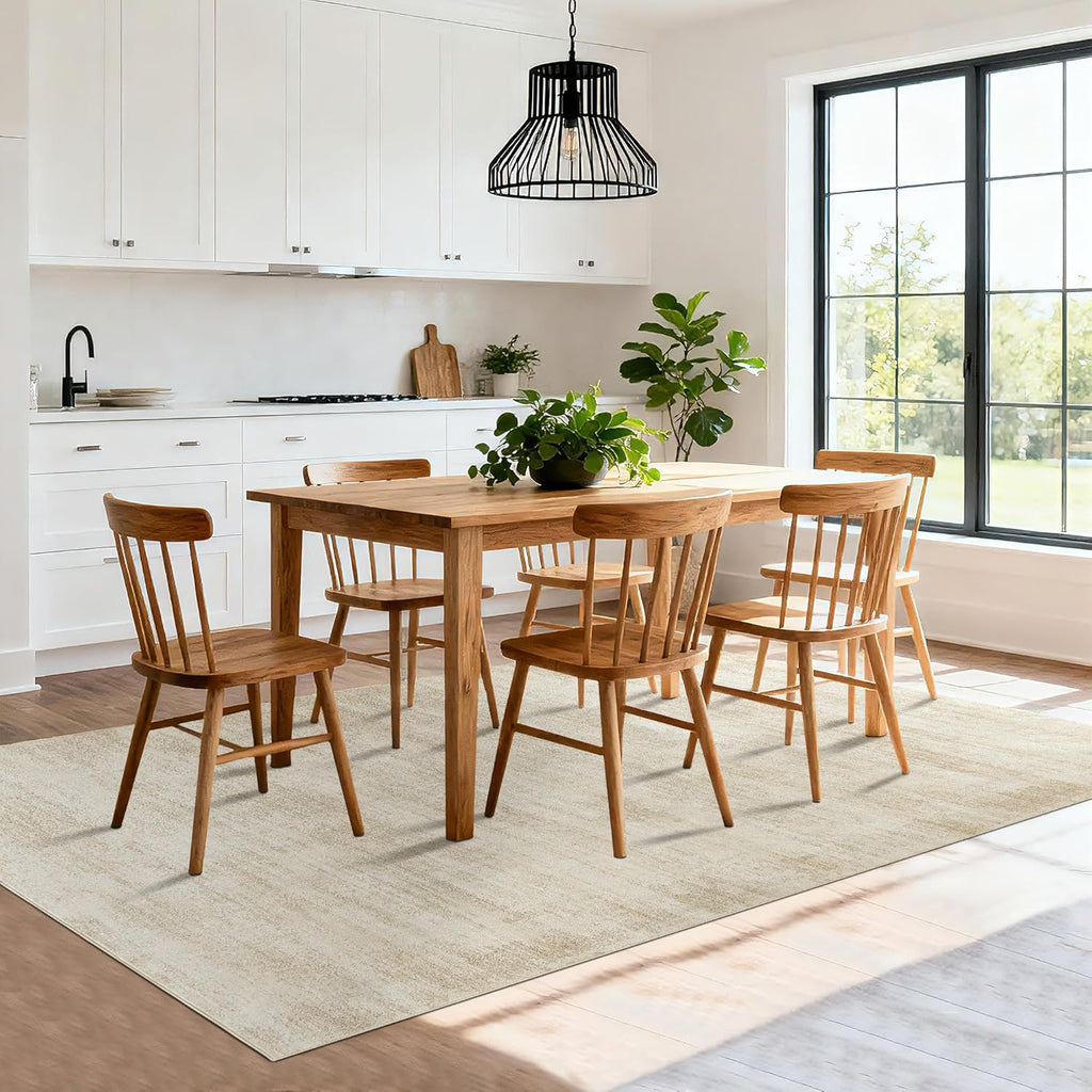 9x12 Area Rug for Living Room,Washable Neutral Farmhouse Abstract Extra Large Boho Bedroom Dining Ro