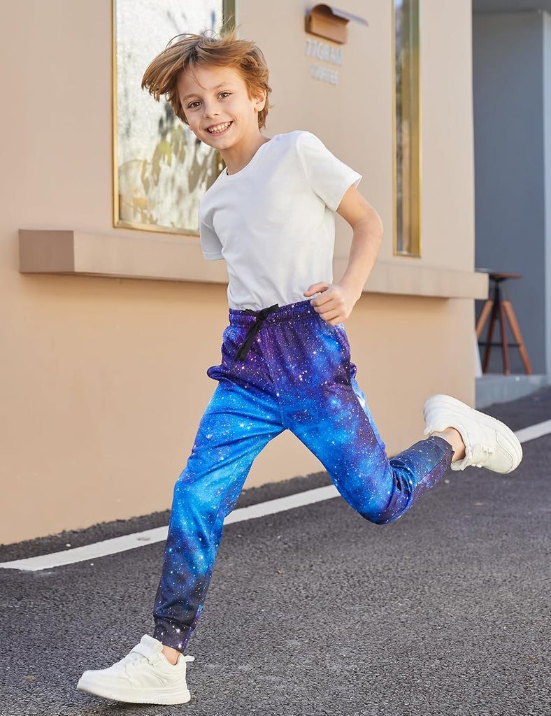Boys Pants Funny 3D Graphic Drawstring Sweatpants Joggers