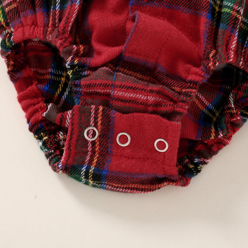 Newborn Outfit Baby Romper Boy Girls Flannel Bodysuit