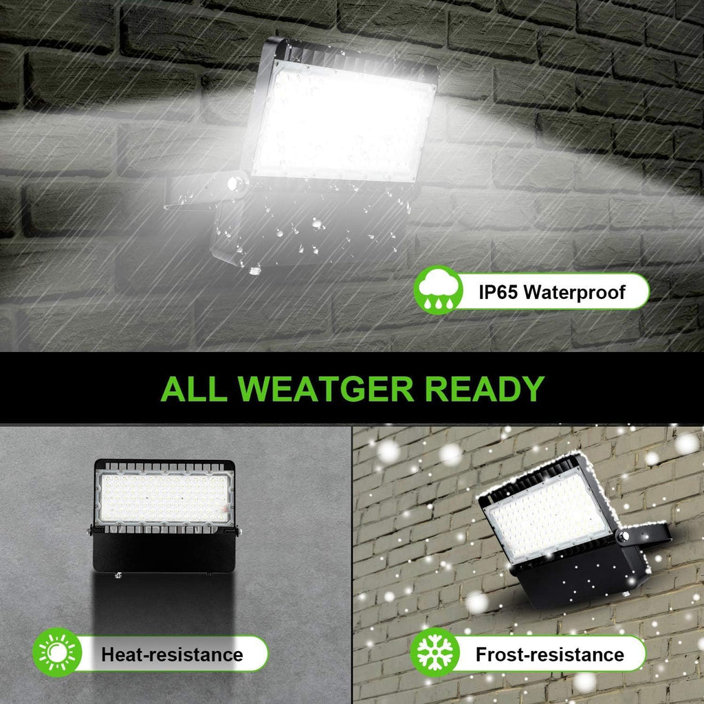 LED Flood Light Outdoor, 240W Equivalent 1500W Stadium Lights 3Pack | 36000Lumen Commercial Lighting, High-Intensity