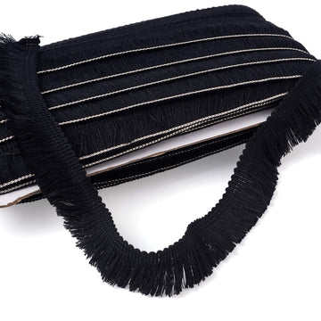 1 Inch Fringe Trim Tassel, Fringe Trim Tassel Ribbon Polyester Lace Ribbon for Sewing Clothing Cushions - 27 Yards