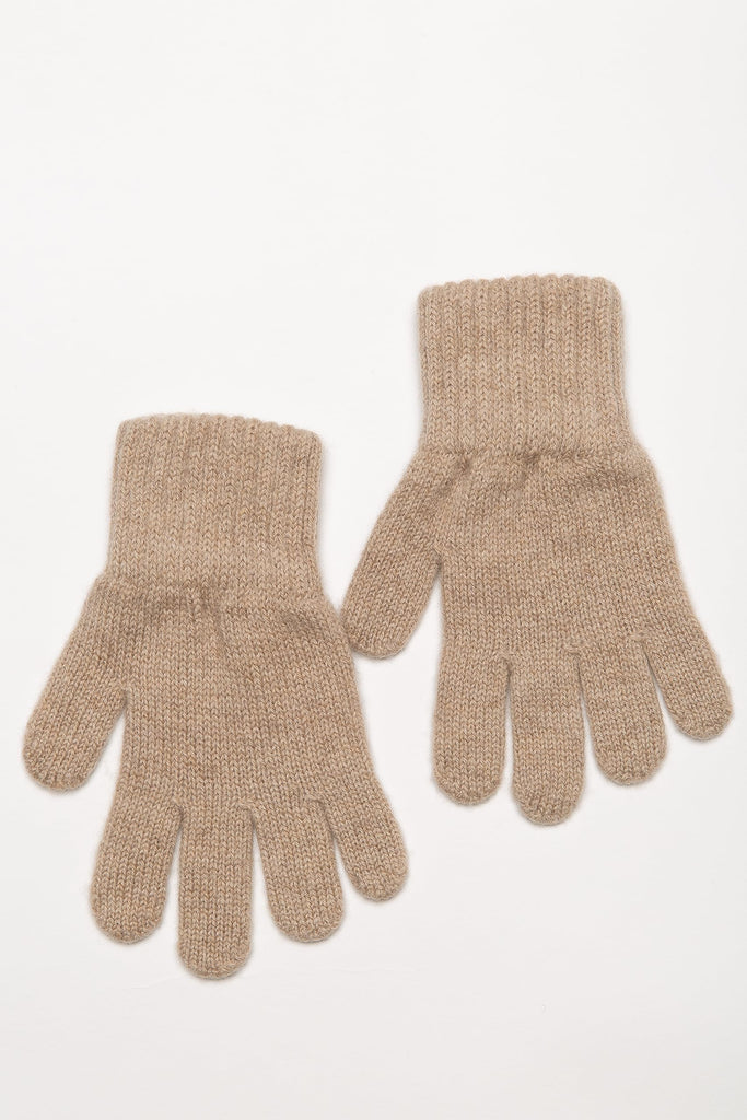 Knitted Wool Finger Gloves for Babies | Warm Double-Layer Winter Mittens for Boys and Girls Ages 3-4 | Soft