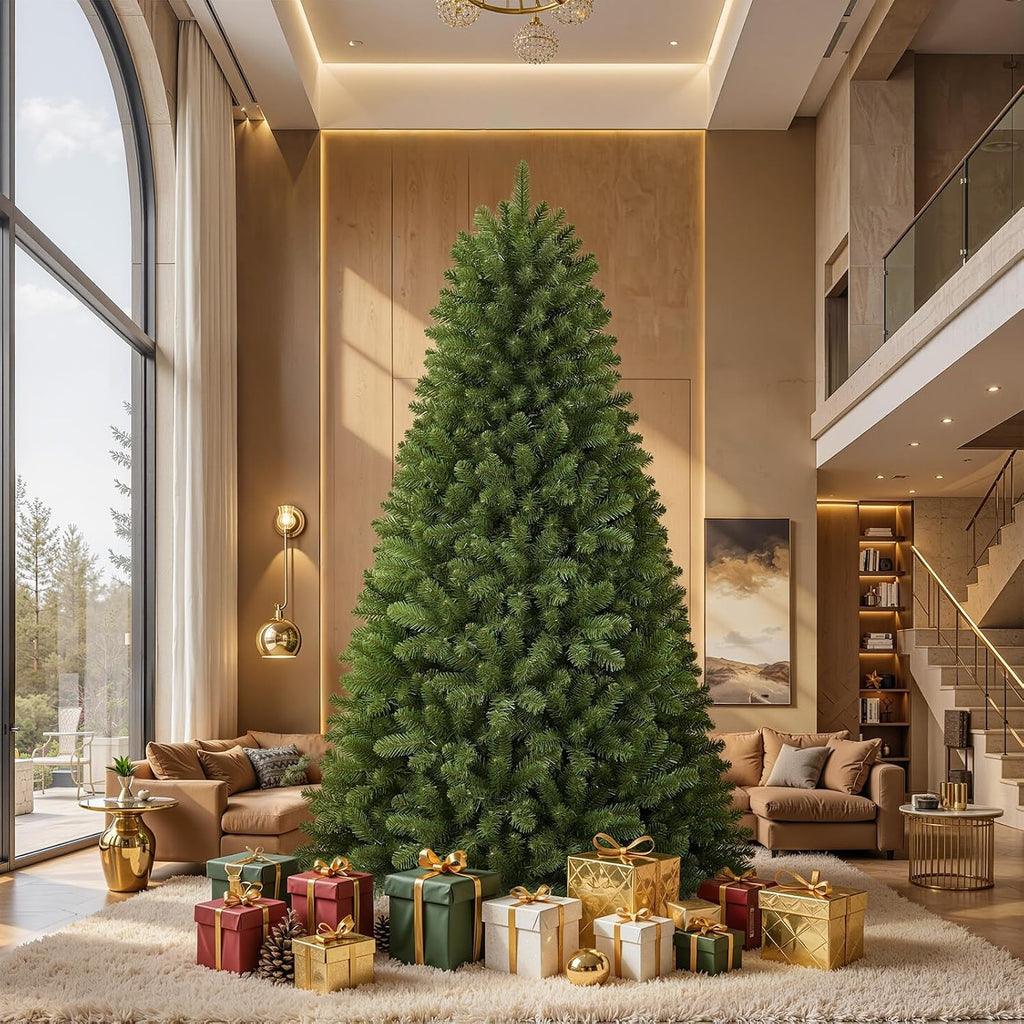 Prelit Artificial Classic Spruce Christmas Tree