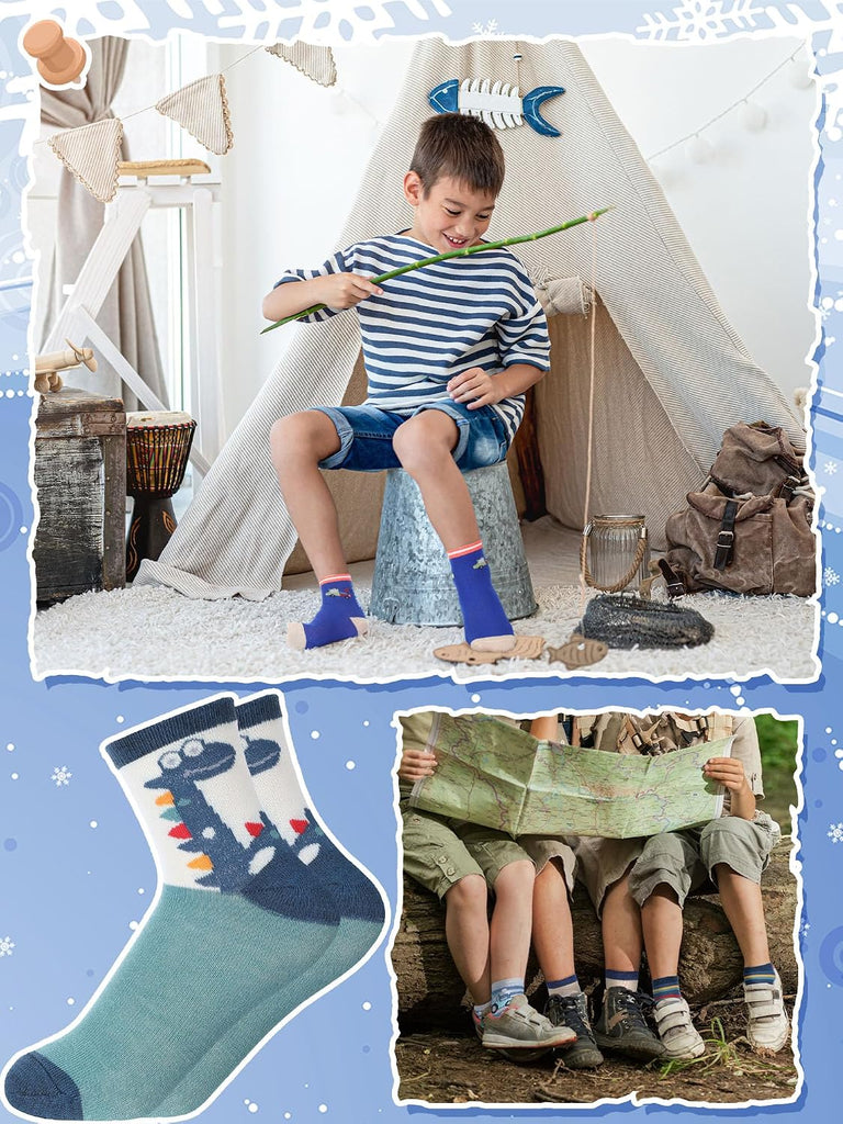 20 Pairs Boys Crew Dress Socks