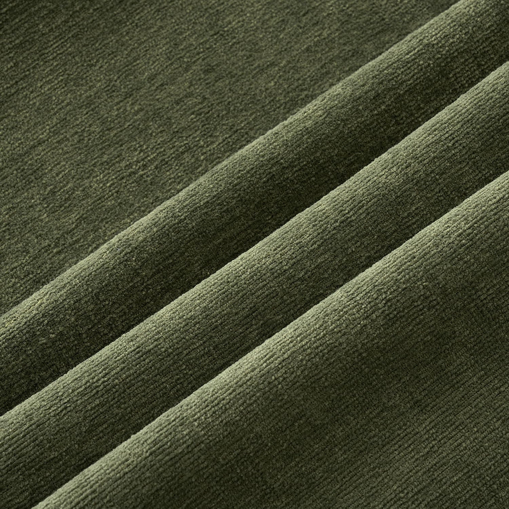 Olive Green Chenille Couch Throw Pillow Covers, 20x20