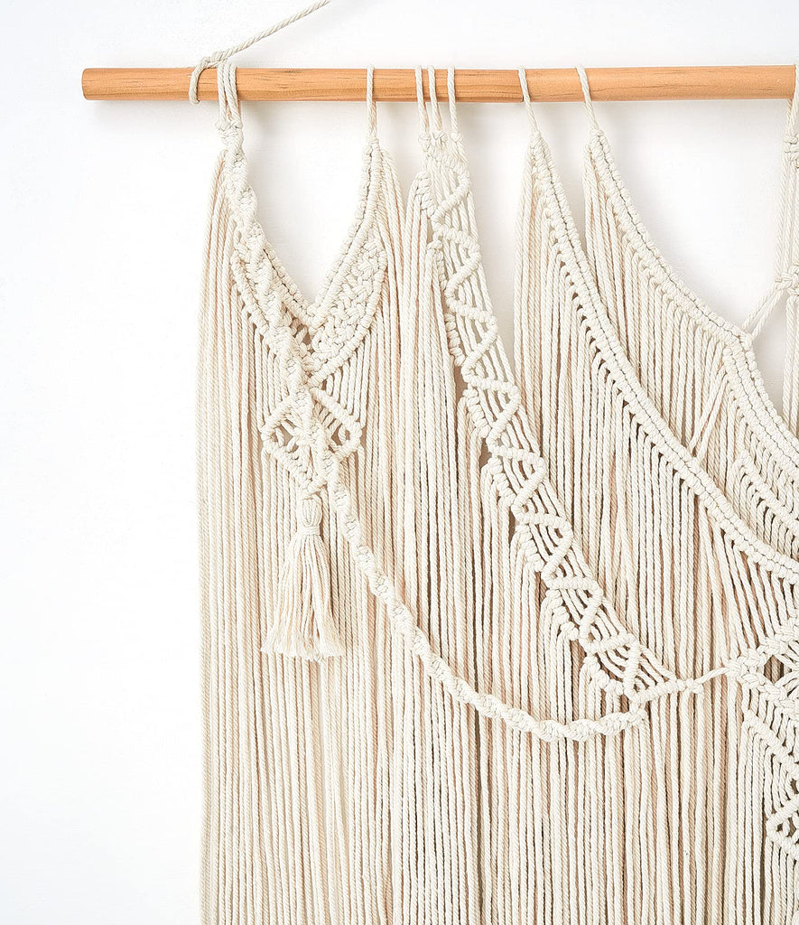 Macrame Wall Hanging Boho Home Decor Chic Woven Decoration Living Room Apartment Dorm Gallery Perfect Christmas Gift