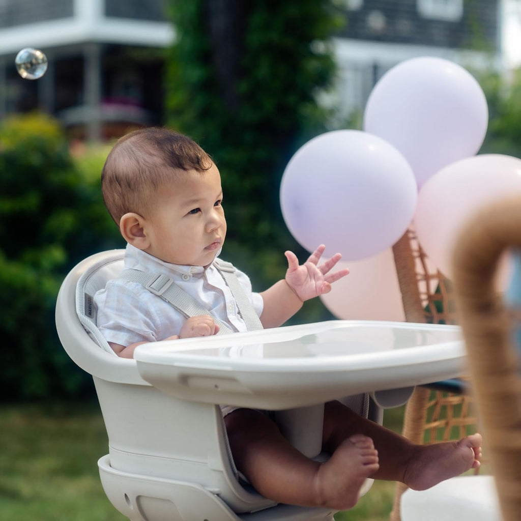Moa 8-in-1 High Chairs for Babies and Toddlers, Machine Washable Infant High Chair, Compact, Convertible to Booster