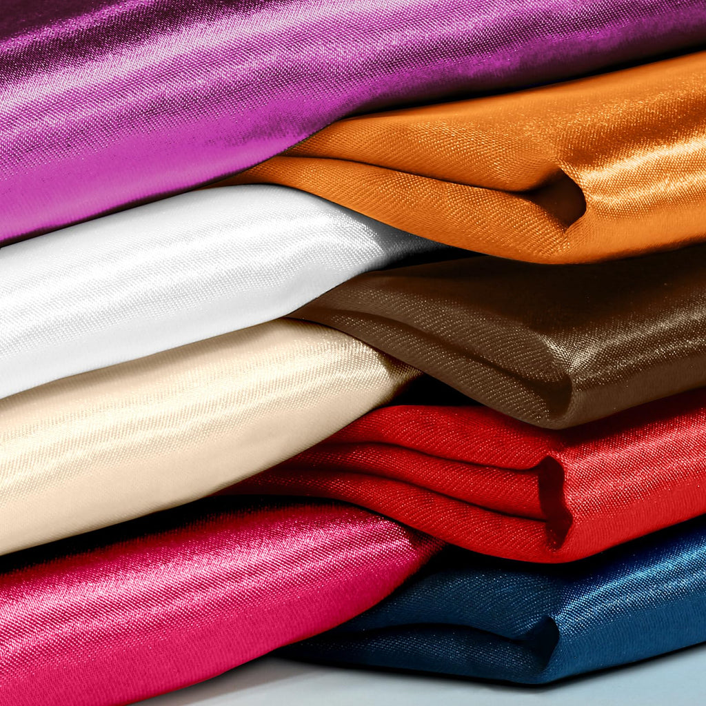 Red Satin Fabric by The Yard, 60 Inch Wide 1 Yard for Crafts