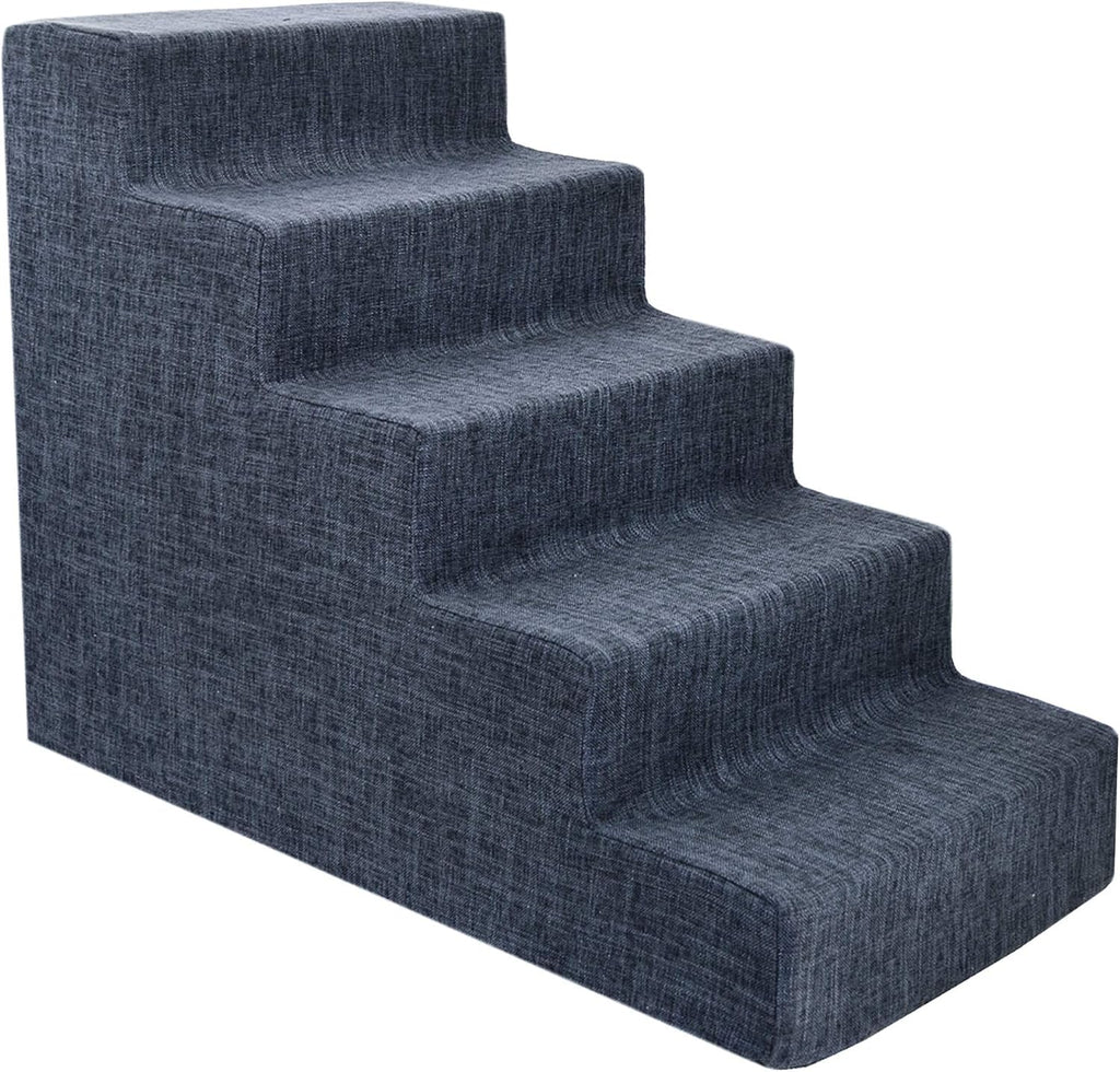 Pet Supplies Dog Stairs for Small Dogs & Cats, Foam Pet Steps Portable Ramp for Couch Sofa and High Bed Non-Slip