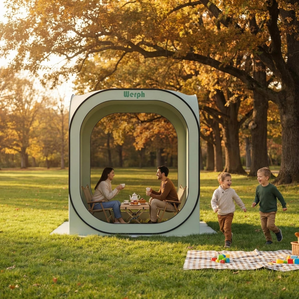 6x6 Pop-Up Screen Tent, Mosquito Net Gazebo, UV Resistant, Green | Roof Waterproof Screen Canopy