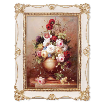 Vintage White Picture Frames 5x7, French Cottage Style Photo Frame for Gallery Wall and Tabletop Display, Decorative