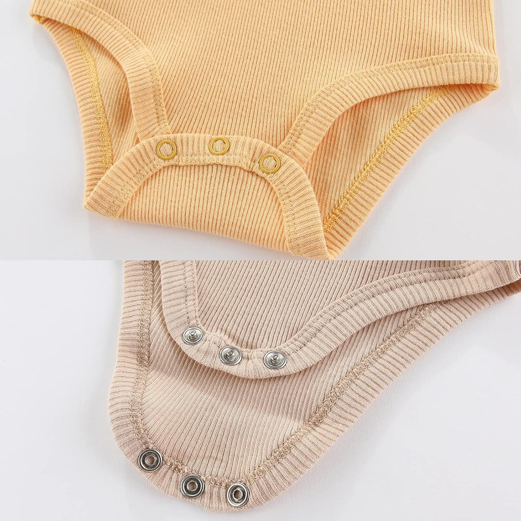 Baby Short Sleeve Bodysuit Cotton One-Piece Baby Clothes Pack