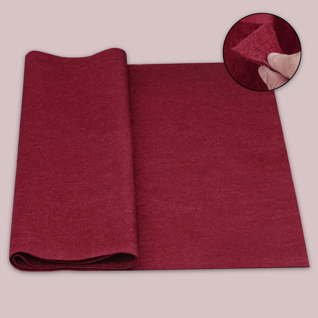 Craft Felt Fabric by The Yard Thickness 1.6mm 36" x 72" Soft and Durable Felt Fabric for Sewing Crafts Blankets DIY