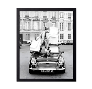 Master Fashion Poster - Shopping in Paris Print - Fashion Photography - Glam Gift for Her, Women, Fashionista