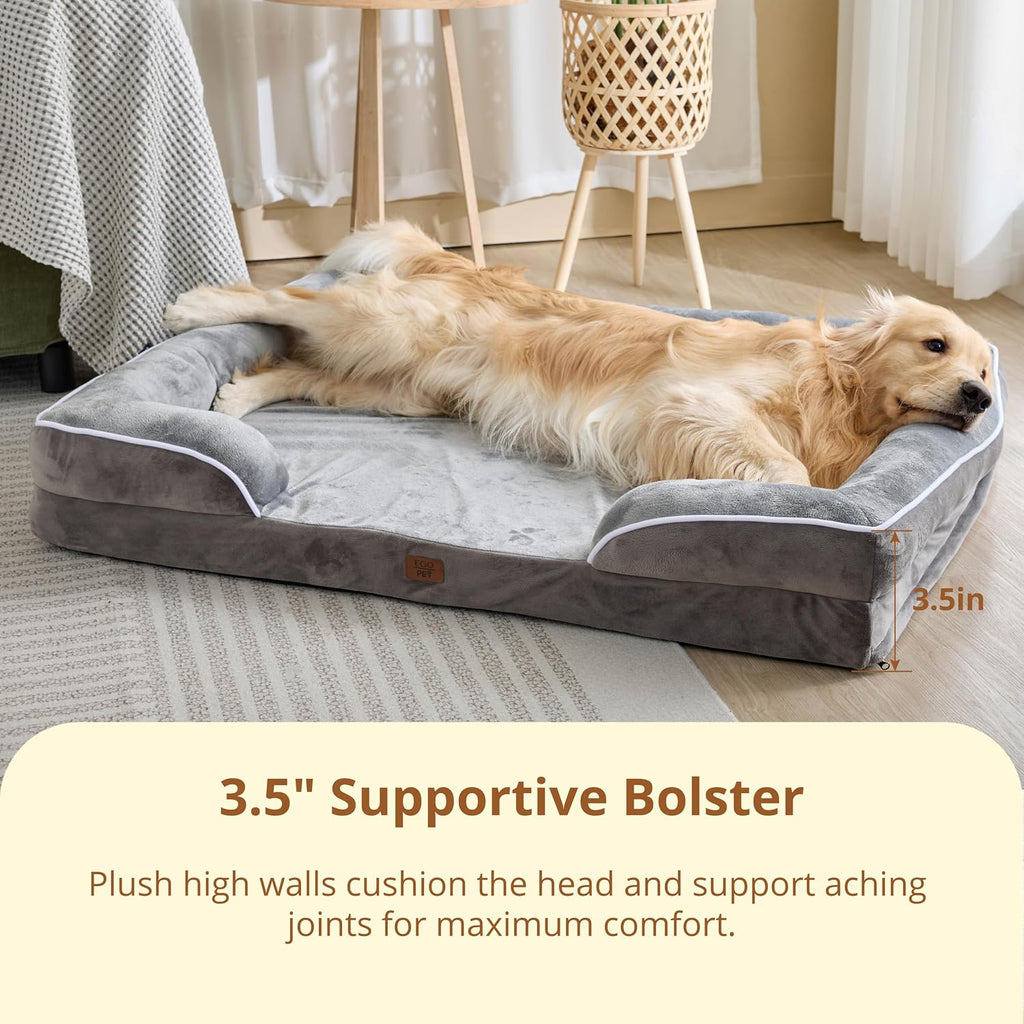 Orthopedic Large Dog Bed, Waterproof Washable L Pet Bed