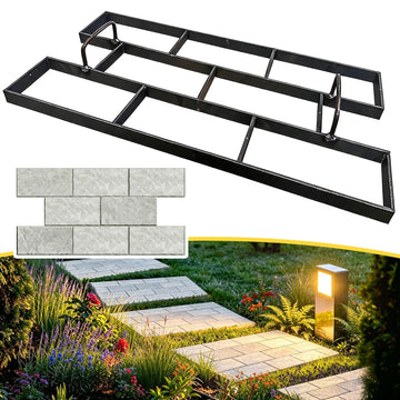 Reusable Concrete Molds 23.6 x 11.8 x 0.8 inch Walk Maker Paver (Metal