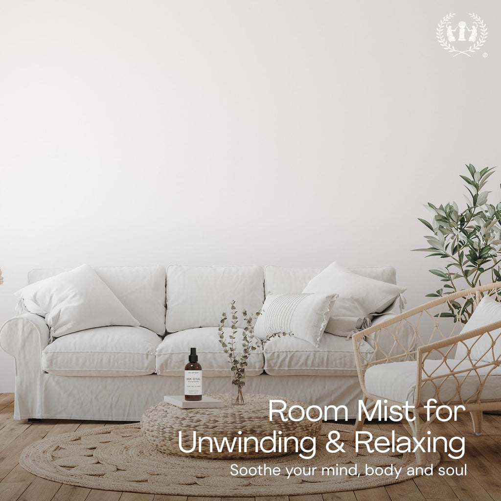 Room Ritual - Aromatic and Relaxing Room Mist, Infused with Natural Essential Oils - 8oz, Cara Orange + Fig +