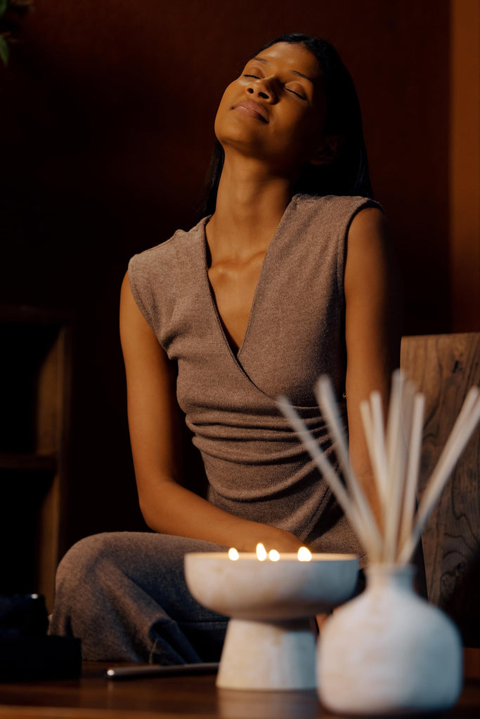 Wellness Refillable Diffuser, Calm - Osmanthus & Sandalwood - 5.92 fl oz