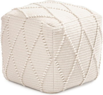 Pouf Ottoman Foot Rest, Ottoman Pouf, Comfortable Foot Stool, Decorative Floor Seating Decor, Bedroom & Home Décor