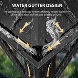 10' X 14' Hardtop Gazebo with Drainage System, Aluminum Outd - Image 3