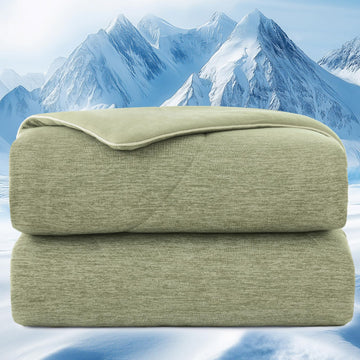 Cooling Comforter, Rayon from Bamboo Soft Breathable Quilted Blanket