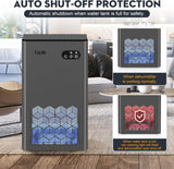 Dehumidifier for Home 95 OZ Water Tank, 1000 sq.ft Dehumidifiers for Basement Bedroom Bathroom with Auto Shut Off 7