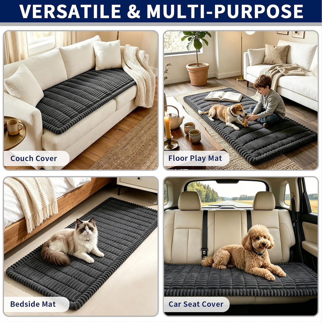 Non-Slip Couch Cover for Dogs Plush Pet Sofa Covers 27.6"x59"