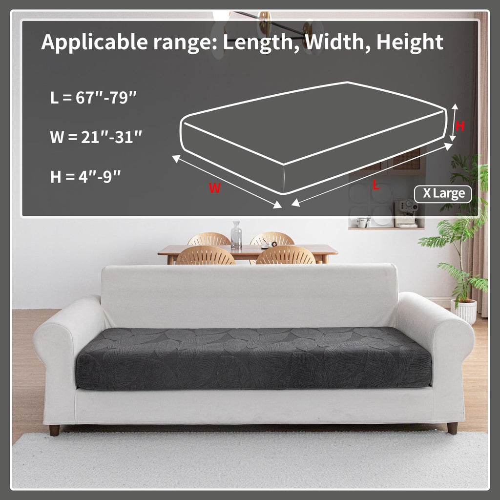 Universal Couch Cushion Covers for Sectional Sofa (1PC X‐Large)