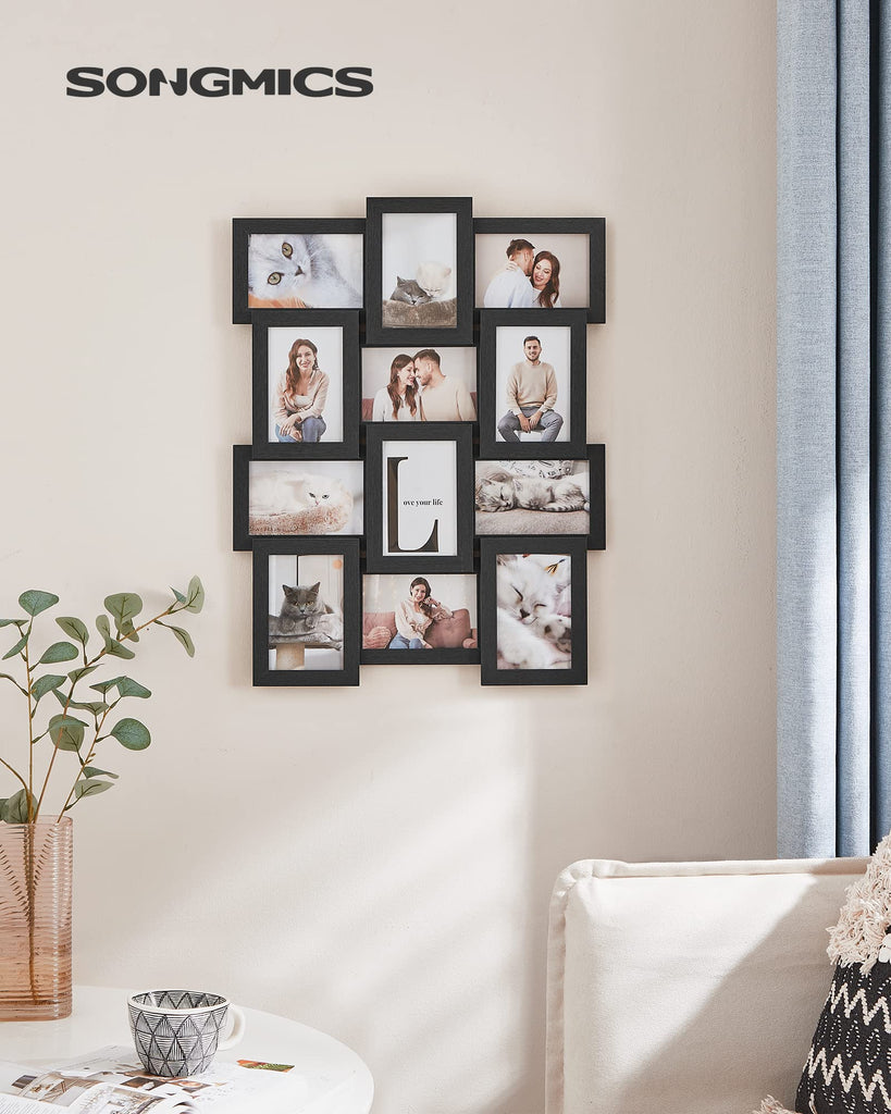 Collage Picture Frames, 4 x 6 for Wall Decor, Set of 12