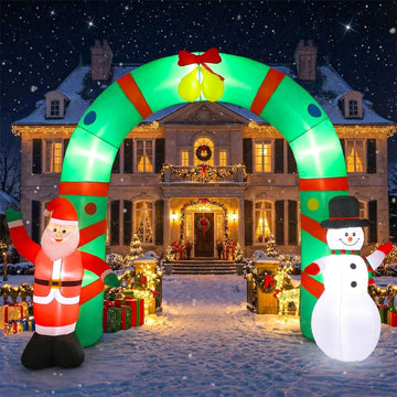 8ft Christmas Inflatable Archway Outdoor Decoration