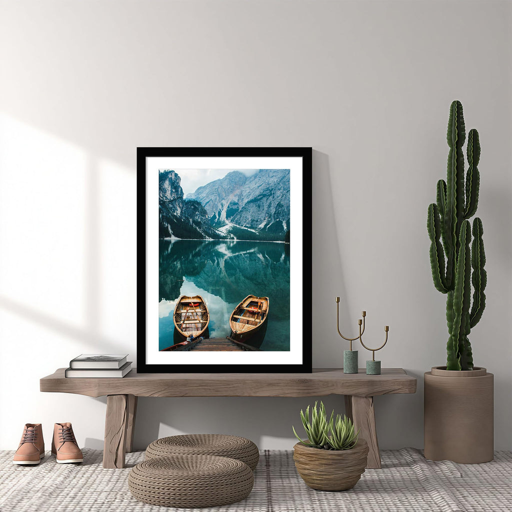 19x25 Frame, Black Wood Style, Wall Mounting