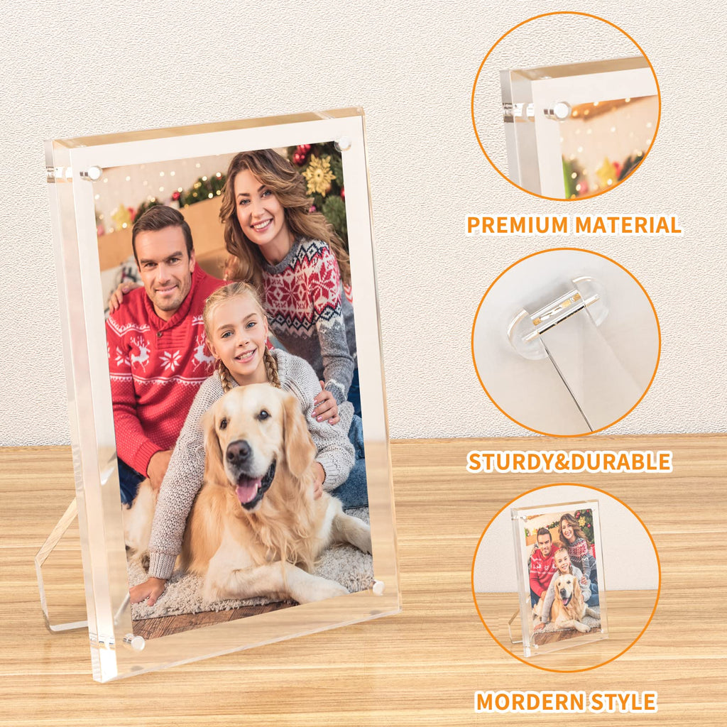 8.5 by 11 Acrylic Picture Frame Document Certificate Frames 2 Packs