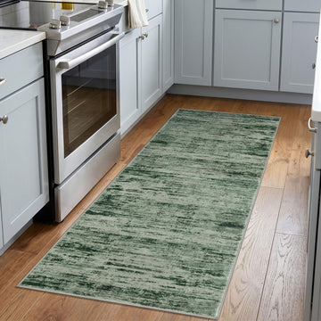 Modern Abstract Washable 2x5 Runner Rug Non Slip Kitchen Rugs