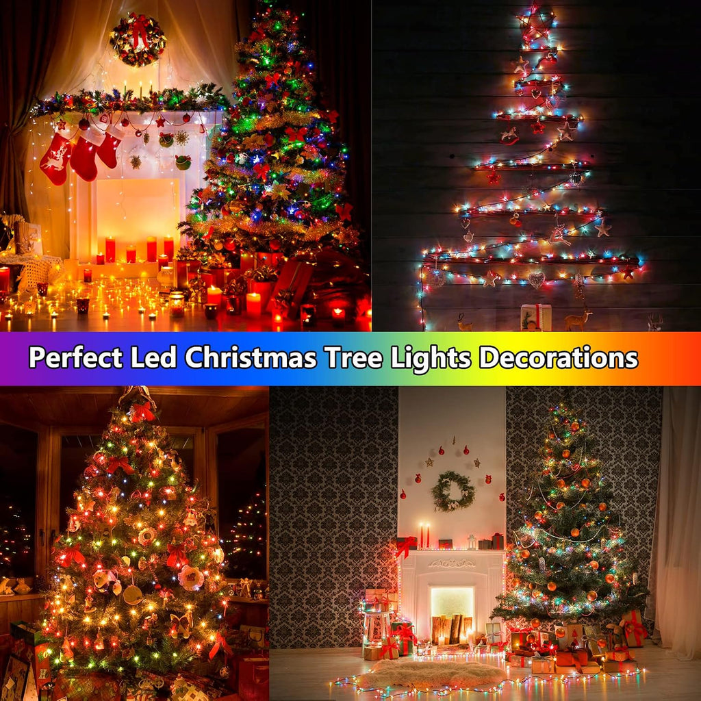 300LED Christmas String Lights Outdoor, 105FT Christmas Tree Lights