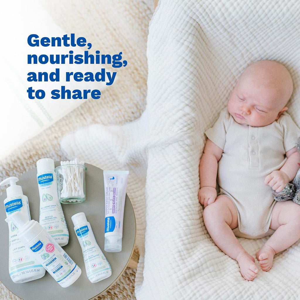 Newborn Arrival Gift Set - Baby Skincare & Bath Time Essentials - Natural & Plant Based - 5 Items Set