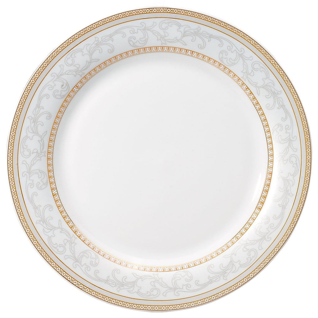 24 Piece Porcelain Dinnerware Set Giada, Gold