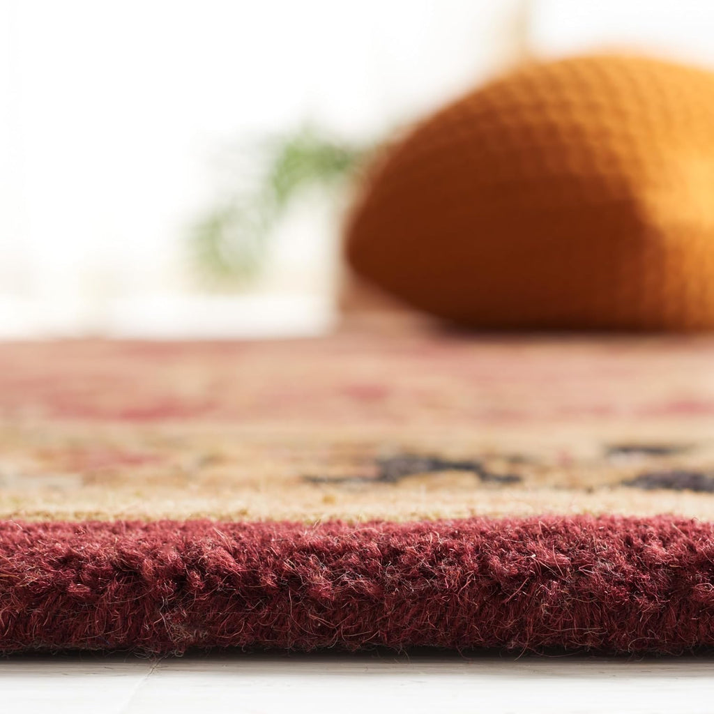 Heritage X-Large Area Rug - 12' x 15', Red & Black, Handmade Traditional Oriental Wool