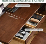 Computer Desk, Solid Wood Desk, Mid Century Modern Home Office