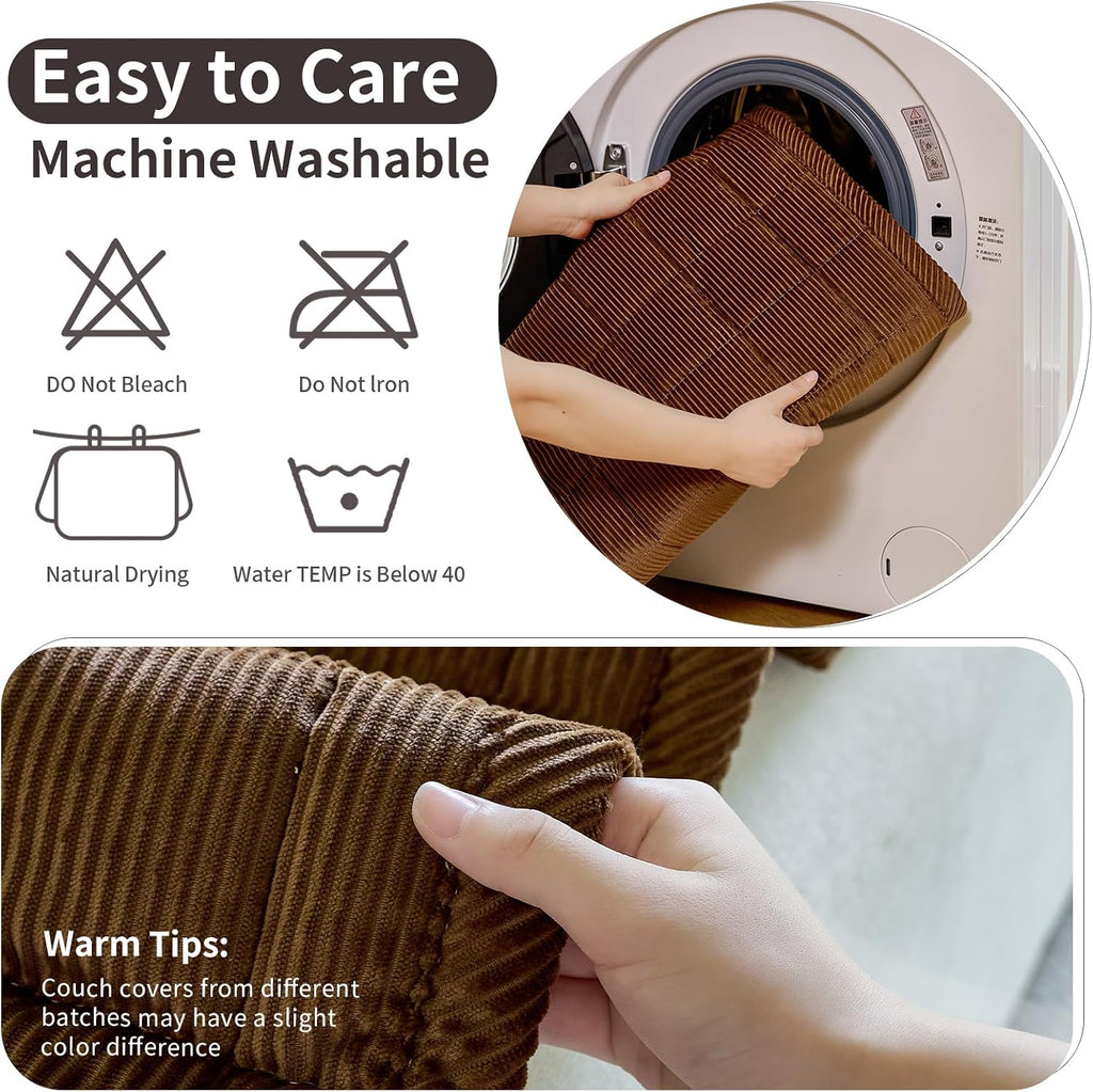 Couch Covers for Dogs, Non Slip Washable Pet Couch Covers for Sofa