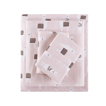 Cozy Soft 100% Cotton Flannel Sheets, Full, 4 pcs