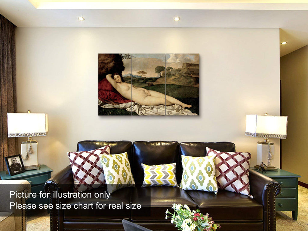 ART - Sleeping Venus, World's Most Famous Paintings Series, Canvas Wall Art Home Decor, Gallery Wrapped, Stretched