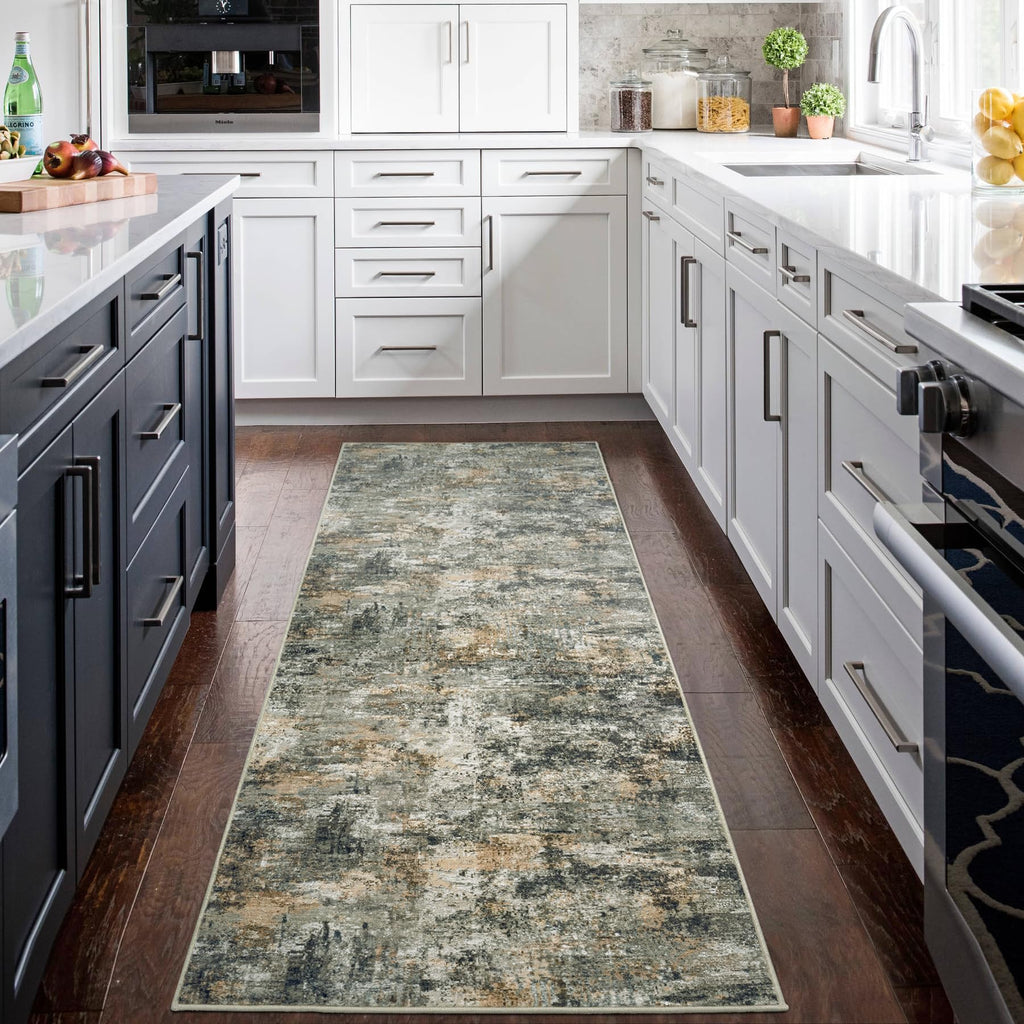 Runner Rugs s Kitchen 2.6x8 Non Slip Washable Multi Color
